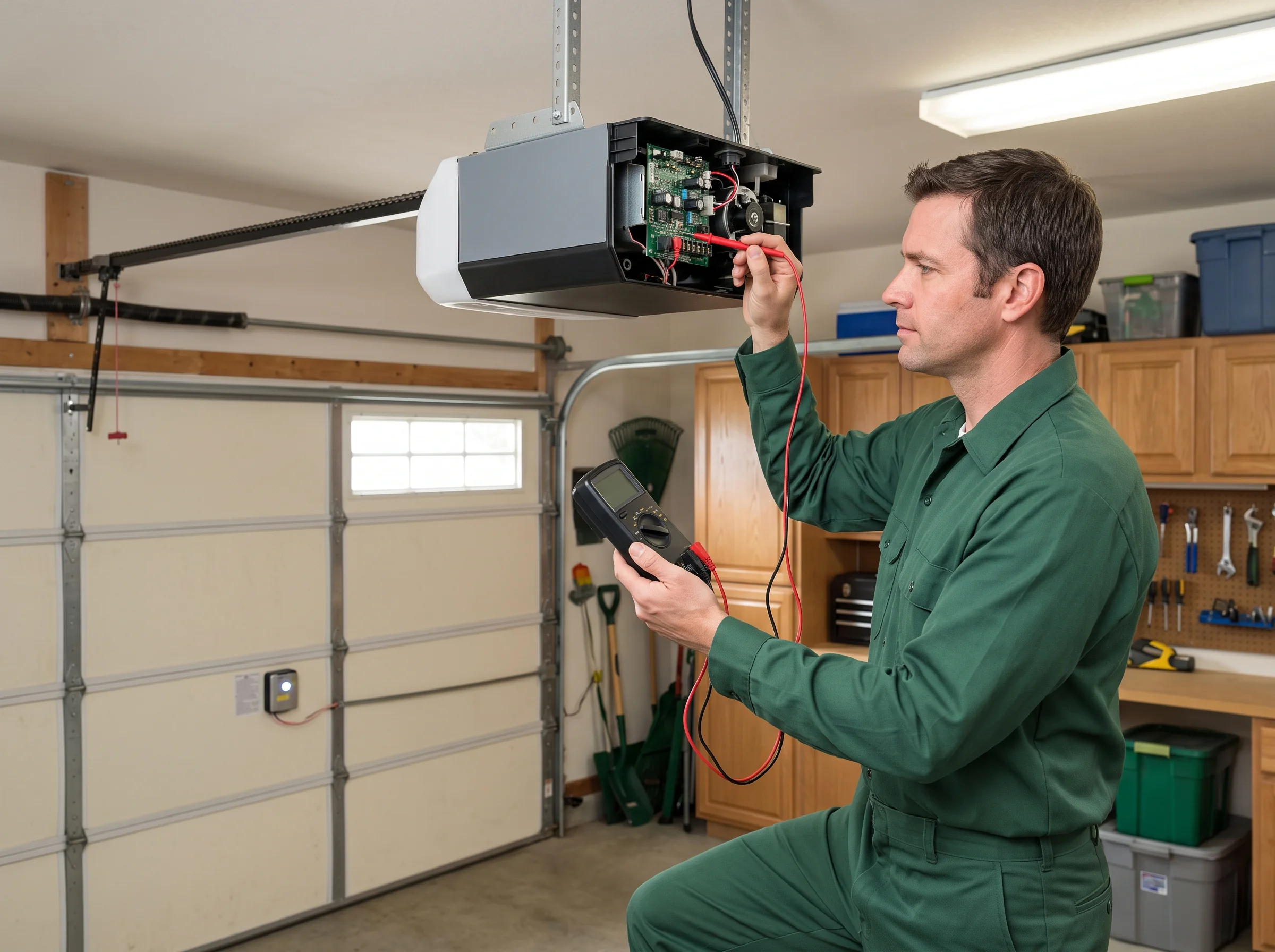 Unbranded garage door opener diagnostic work